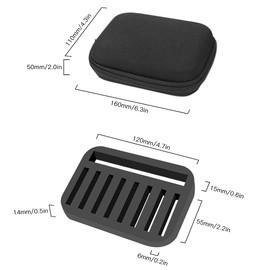 16pcs Fishing Spoons Lures Metal Baits Set for Trout Bass Casting Spinner Fishing Bait with Storage Bag Case