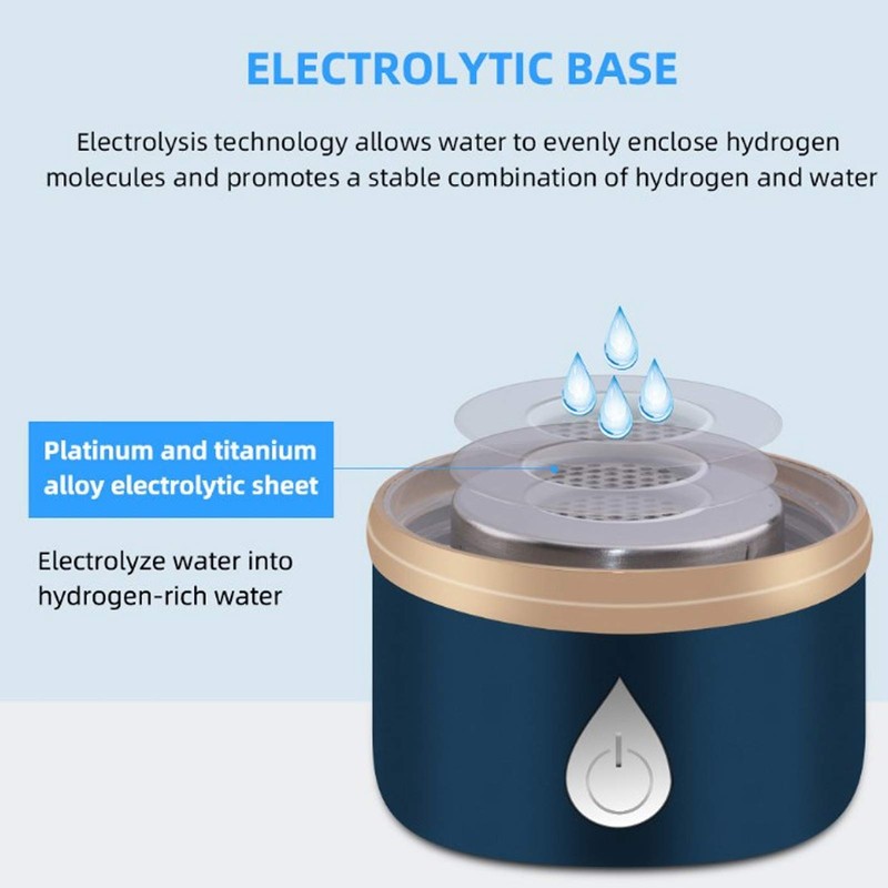Hydrogen Rich Water Cup Generator, Hydrogen Water Maker, USB Hydrogen