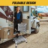 Nilight RV Step Stool Aluminum Folding Platform Steps 19x14.5 RV