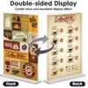 TMBMLPP A5 T-Shape Clear Poster Menu Holder, 3-Pack Acrylic Sign