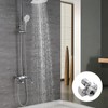 HJIAMA Shower Head Adapter, Brass Swivel Ball Joint, Silver, Electroplating