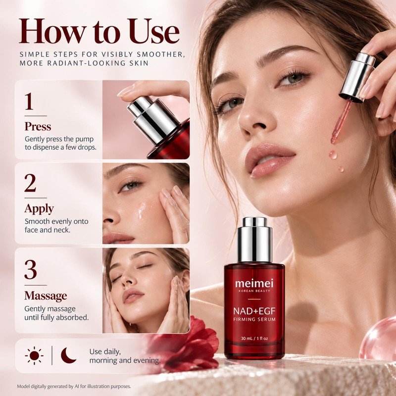 Meimei Firming Serum with EGF & Collagen for Face &