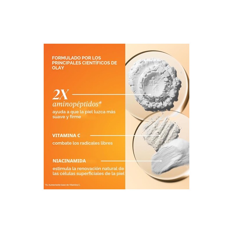 Olay Crema Hidratante Facial Vitamina Max Iluminadora Mujeres Equilibra Tono