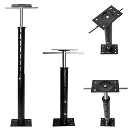 House Jacks for Leveling, Adjustable Jack Post 19" -38" Basement Floor Jack, Screw Floor Jack Post Supports Stabilizer Jacks for House Foundation, Stairs, Porches, Roof Beams