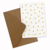 James Ellis Pack of 8 Yellow Confirmation Invitations with Envelopes