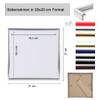 Ideal New Lifestyle Plastic picture frame, square: 20x20 cm, 30x30