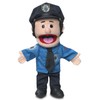 14" Policeman, Peach Male, Hand Puppet