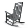 Polydun Single Outdoor Plastic Rocking Chair NDm4bvIXi4xc8f