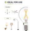 G15 E12 LED Light Bulb, 2W 3000K Soft White, Dimmable