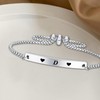 Jzxwan Birthday Valentine's Day Bracelet for Women Love Letter D