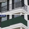 Windscreen4less 3'x47' Deck Balcony Privacy Screen for Deck Pool Fence