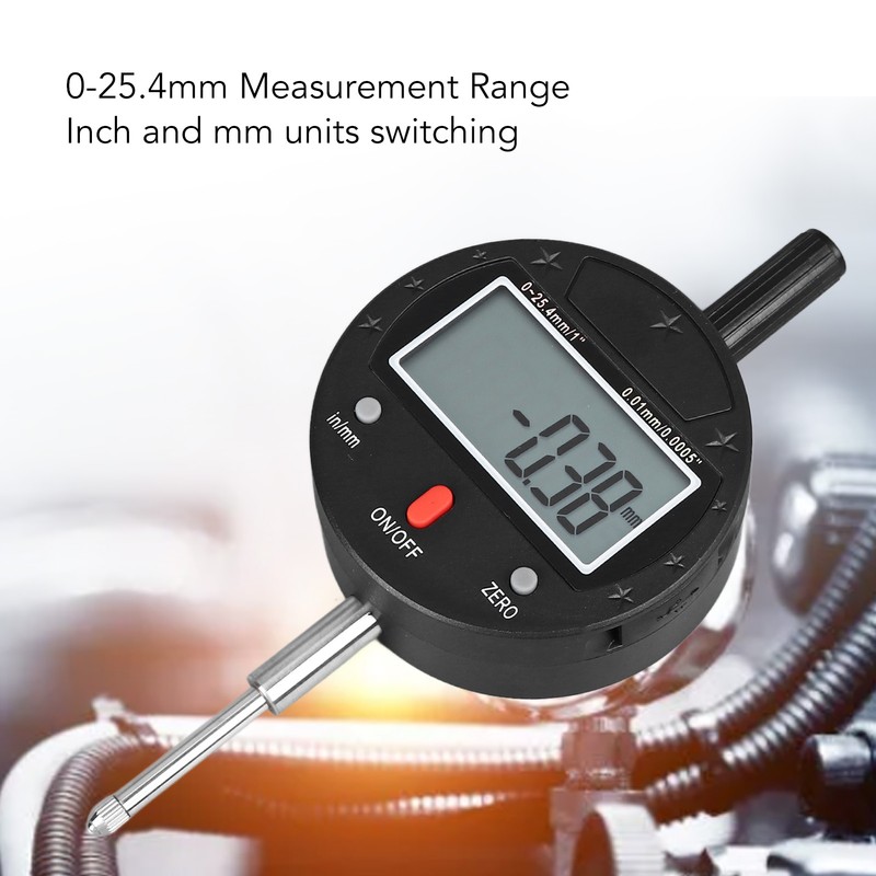 Digital Dial Indicator High Accuracy Electronic Dial Gauge IP54 Waterproof
