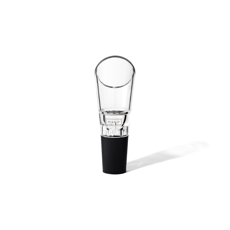 MAKO Pourer Wine Aerator, One Size, Black