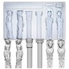 Art Mold for Polyclay Air Dry Clay Plaster, Decorative Column