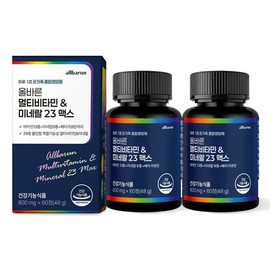 upright 2 Correct Multivitamin Mineral 23 Max 60 tablets (total of 120 tablets, 4 months supply) / 올바른 멀티비타민미네랄 23 맥스 60정 2개 (총 120정 4개월분)