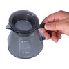 Coffee Kettle Heat Resistant Coffee Sharing Pot Transparent Black Glass