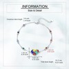 AXOMY Autism Awareness Bracelet 925 Sterling Silver 7 Chakra Puzzle