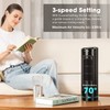 VIVOSUN 13'' Tower Fan, Bladeless Desk Fan with 3 Speeds