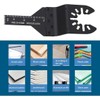 10 Pack Multi Tool Blade90x10mmOscillating Saw Blades Wood Cutting Saw