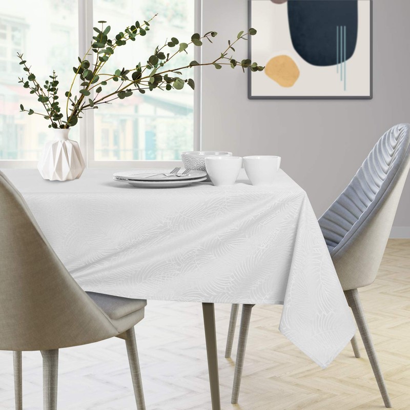 AmeliaHome Tablecloth, Lotus Effect, Water-resistant