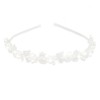 ROSENICE Bridal Wedding Tiara Rhinestone Pearl Flower Headband Headband 1st