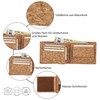 Gusti Pawel Leather Wallet for Men and Women, Natural Cork,