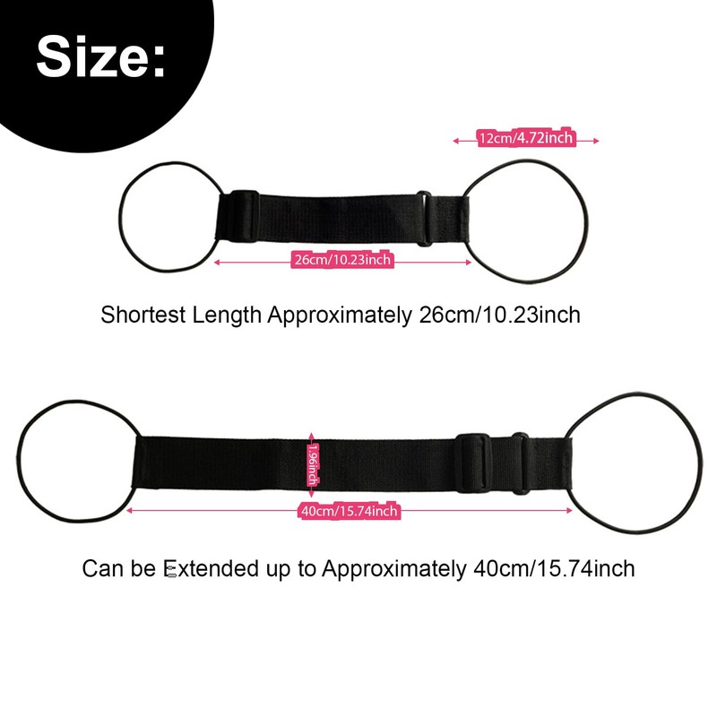 Proxima Direct Elastic Fastening Belt for Luggage - 4PCS Adjustable
