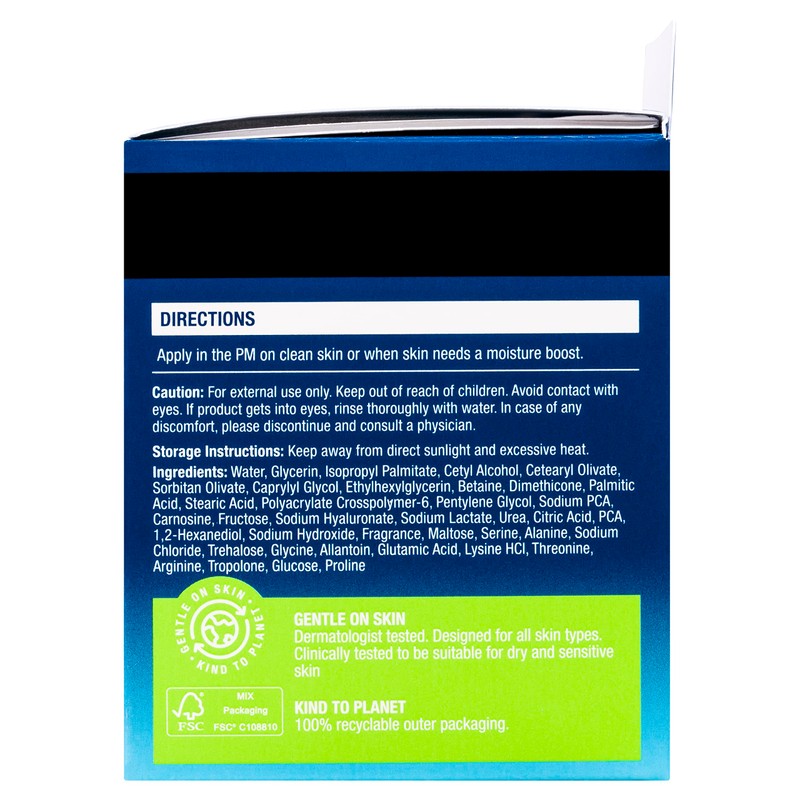 Neutrogena Hydro Boost Hyaluronic Acid Night Cream Hydrating Face Moisturiser