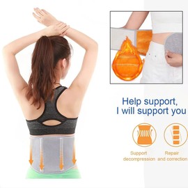 ZHYUAN Back Warmer Heat Protection Belt, Kidney Warmer, Lumbar Bandage Made of Plush, Kidney Warmer, Body Warmer for Women, Unisex Heat Belt, Unisex Back Warmer, Kidney Warmer, Winter Back Warmer,