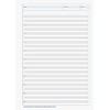 papieto Kieser-Bad/Writing Pad (DIN A4-50 Sheets / 4-Hole Punched) Lineature
