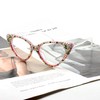 ICARA Bling Crystal Cat Eye Reading Glasses Rhinestone Blue Light