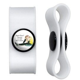 GRAPHICS & MORE Yoga Class I Thought You Said Pour a Glass Funny Humor Headphone Earbud Cord Wrap - Charging Cable Manager - Wire Organizer Set of 2
