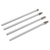 4pcs 6mm Tungsten Steel Carbide Rotary Burr Set Fits Rotary