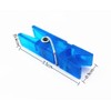 Yueton 50 piezas Mini colores transparente pinza pinzas de plástico,