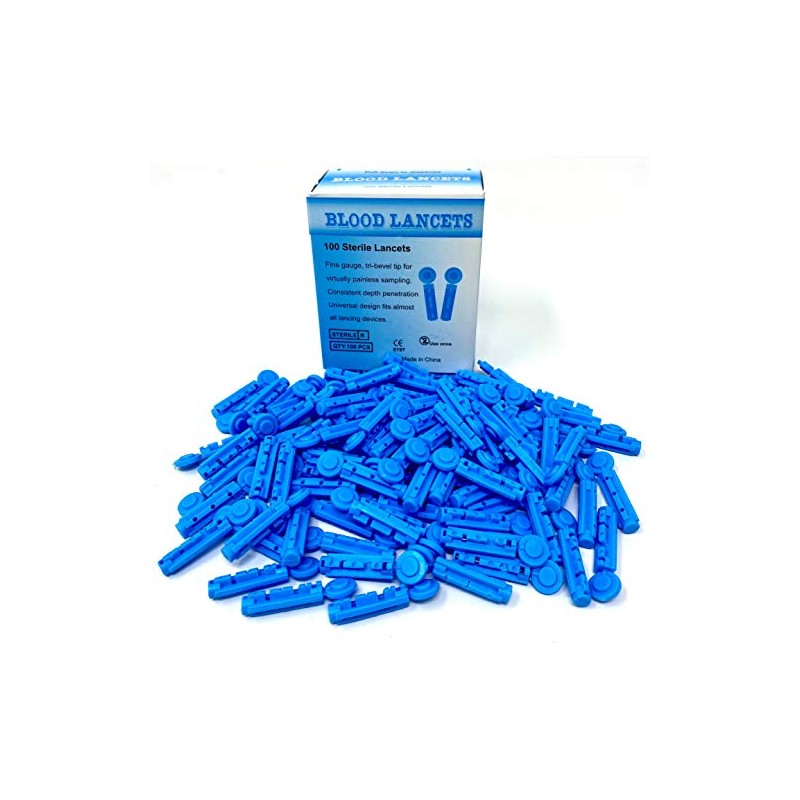 28G MediMad Blood Lancets Fully Compatible for PiC Indolor, Microlet,