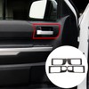 LLKUANG Car Inner Door Handle Frame Panel Cover Trim for