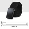 MIVAIUN Pack of 2 Nylon Canvas Belt Men's Belt, 130