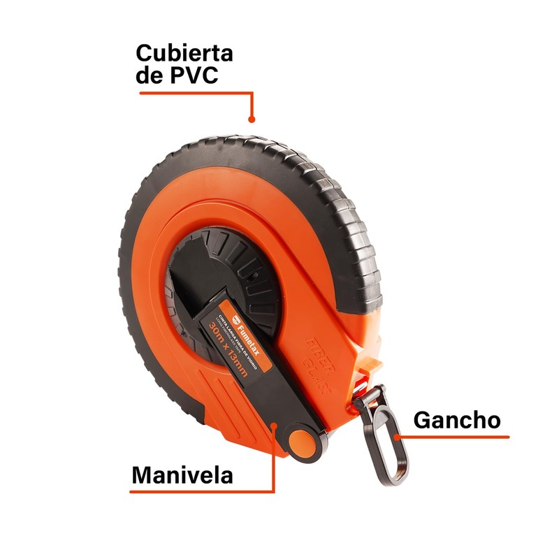 Cinta Cinta Métrica Profesional Doble Cara Carcasa Plástica 30M SW-21014