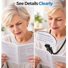 Hands-Free Neck Magnifying Glass, 3X & 10X Magnifier for Reading,