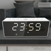 Digital Mirror Alarm Clock Multifunctional LED Mirror Electronic Clocks for