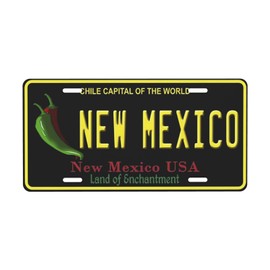 New Mexico License Plate Decorative Metal Car Plate