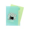 Sunstar Stationery S2174154 Moomin Clear File, 5 Pockets, Summer, 2025