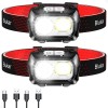 Blukar LED Headlamp Rechargeable,2