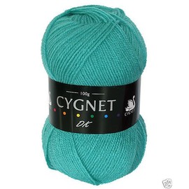 Cygnet DK Double Knitting Acrylic Yarn Wool 100g - 211 Aqua