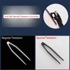 Assorted Eyeglass Repair Kit with Screws, Nose Pads, Screwdrivers and