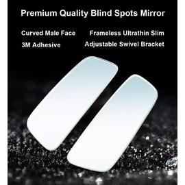 Blind Spot Mirror 2 Pack, Convex Mirror Car Blind Spot Car Mirror Blindspot Mirror for Car, Side Mirror Blindspot Rearview Mirror Accessories Car Accessories (2"x2")