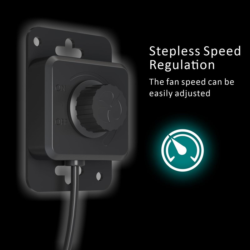 Toolazy Quiet 8" Inline Duct Fan 831 CFM Ventilation Exhaust