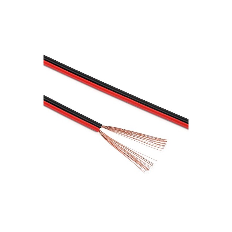 MANAX® Loudspeaker Cable 10 m 2 x 0.75 mm² Red/Black