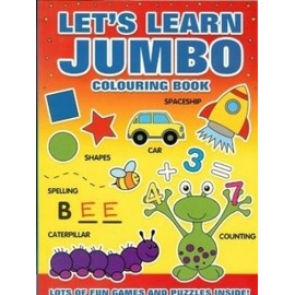 Lets Learn Jumbo Colouring Book