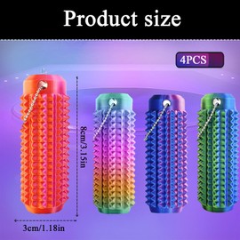 Fidget Toys Erwachsene, 4 Stück, Stressabbau und Fokus, ADHS Spielzeug, Fidl Bitz, Finger Zappelspielzeug für Erwachsene und Jugendliche